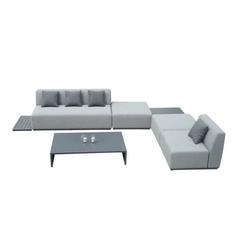 Armless Patio Sofa Set