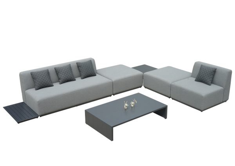 Armless Patio Sofa Set